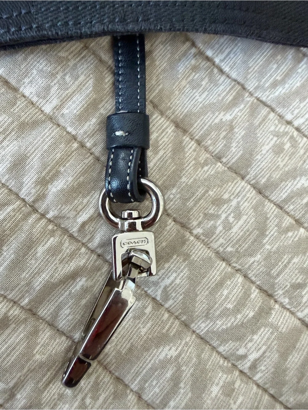 Vintage Coach Y2K Hampton Clip Hobo Bag